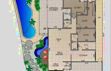 Imagem 1: Casa à venda, 242 m² por R$ 1.900.000,00 - Loteamento Residencial Jardim...