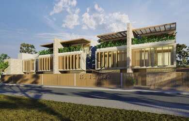 Imagem: A casa em condomínio possui 4 Dormitórios, 5 Banheiros, 2