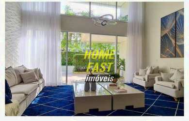 Imagem: A casa possui 4 Dormitórios, 5 Banheiros, 4 Vagas na garagem