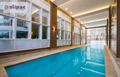 Imagem: O apartamento na cobertura possui 4 Dormitórios, 4 Banheiros