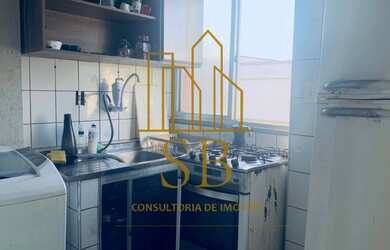 Imagem: A kitnet possui 1 Dormitório, 1 Banheiro, 1 Vaga na garagem