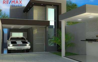 Imagem: A casa possui 2 Dormitórios, 2 Banheiros, 2 Vagas na garagem