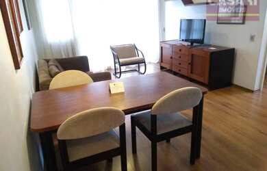 Imagem: O studio possui 2 Dormitórios, 1 Banheiro, 1 Vaga na garagem