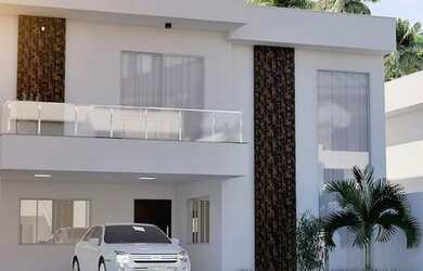 Imagem: A casa possui 3 Dormitórios, 4 Banheiros, 2 Vagas na garagem