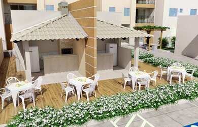 Imagem: O apartamento possui 2 Dormitórios, 2 Banheiros, 54m² de Área