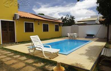 Imagem: A casa em condomínio possui 5 Dormitórios, 5 Banheiros, 4