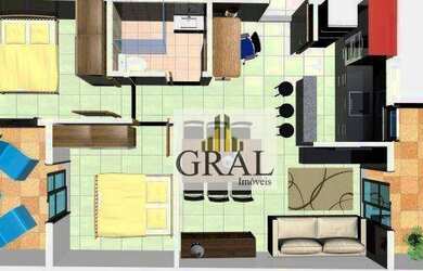 Imagem 3: Cobertura à venda, 95 m² por R$ 530.000,00 - Paraíso - Santo André/SP