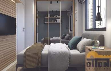 Imagem: O apartamento possui 1 Dormitório, 1 Banheiro, 26m² de Área