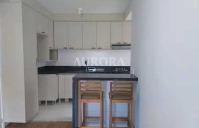 Imagem: O apartamento possui 2 Dormitórios, 1 Banheiro, 1 Vaga na garagem