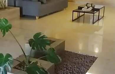 Imagem: O apartamento possui 1 Dormitório, 1 Banheiro, 1 Vaga na garagem