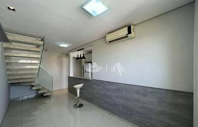 Imagem: O apartamento na cobertura possui 3 Dormitórios, 2 Banheiros