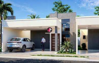 Imagem: A casa em condomínio possui 3 Dormitórios, 2 Banheiros, 2