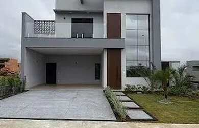 Imagem: A casa em condomínio possui 4 Dormitórios, 5 Banheiros, 2