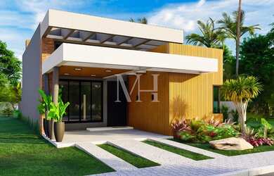 Imagem: A casa em condomínio possui 3 Dormitórios, 3 Banheiros, 2