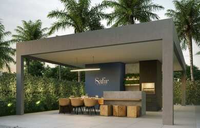 Imagem: O apartamento possui 2 Dormitórios, 1 Banheiro, 1 Vaga na garagem