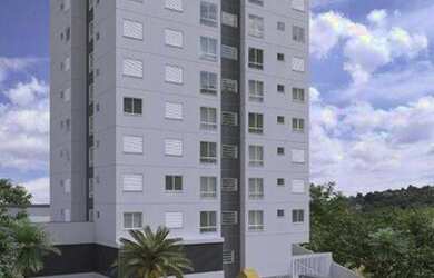 Imagem: O apartamento possui 2 Dormitórios, 1 Banheiro, 1 Vaga na garagem