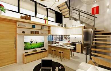 Imagem: A casa em condomínio possui 3 Dormitórios, 2 Banheiros, 110m²