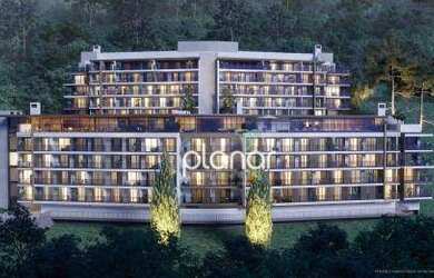 Imagem: O apartamento possui 1 Dormitório, 1 Banheiro, 2 Vagas na garagem