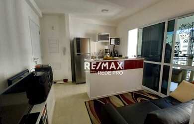 Imagem: O apartamento possui 1 Dormitório, 1 Banheiro, 1 Vaga na garagem