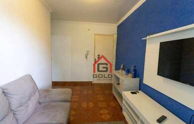 Imagem: O apartamento possui 1 Dormitório, 1 Banheiro, 1 Vaga na garagem