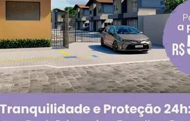 Imagem: A casa em condomínio possui 3 Dormitórios, 2 Banheiros, 1