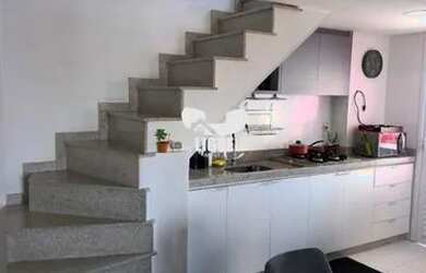 Imagem: O apartamento na cobertura possui 3 Dormitórios, 2 Banheiros