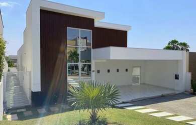 Imagem: A casa em condomínio possui 4 Dormitórios, 5 Banheiros, 4