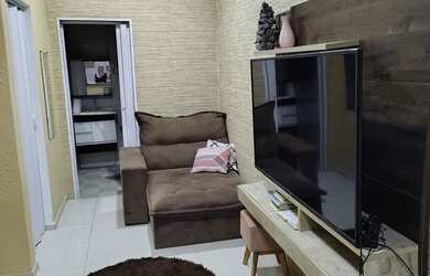 Imagem 2: Casa com piscina praia grande temporada festa aniversário churrasqueira...