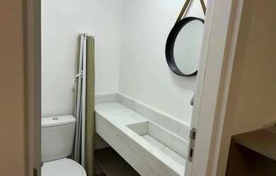 Imagem 5: Quarto e sala em Alphaville 1. Bauen. 48 M2, lavabo, vaga privativa