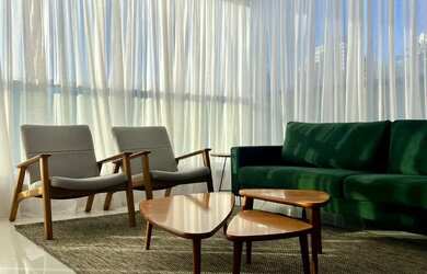 Imagem: O apartamento possui 4 Dormitórios, 5 Banheiros, 3 Vagas na