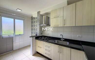 Imagem: O apartamento possui 2 Dormitórios, 1 Banheiro, 1 Vaga na garagem