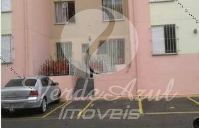 Imagem: O apartamento possui 2 Dormitórios, 1 Banheiro, 1 Vaga na garagem