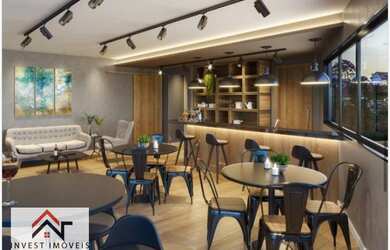 Imagem: O studio possui 1 Dormitório, 1 Banheiro, 1 Vaga na garagem