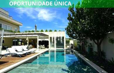 Imagem: A casa em condomínio para alugar possui 5 Dormitórios, 5 Banheiros