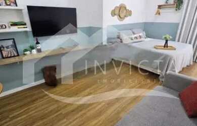 Imagem: A kitnet possui 1 Dormitório, 1 Banheiro, 34m² de Área e