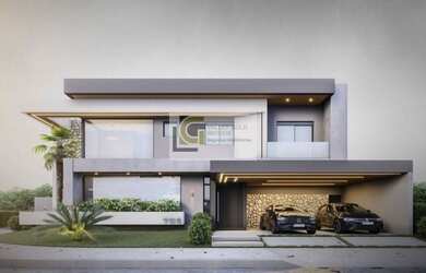 Imagem: O apartamento possui 5 Dormitórios, 5 Banheiros, 4 Vagas na