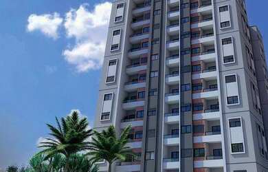 Imagem: O apartamento possui 1 Dormitório, 1 Banheiro, 1 Vaga na garagem