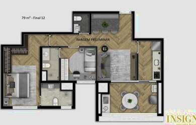 Imagem 16: Apartamentos de 79 à 130m² com até 3 suítes, 1 ou 2 vagas determinadas,...