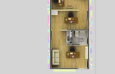 Imagem 4: Sala à venda, 38 m² por R$ 340.000,00 - Boqueirão - Praia Grande/SP