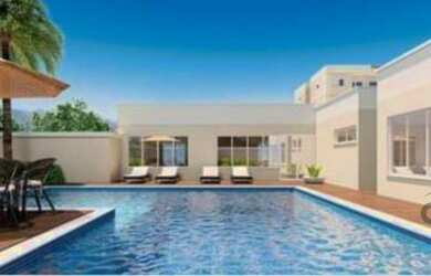 Imagem: O apartamento possui 2 Dormitórios, 1 Banheiro, 1 Vaga na garagem