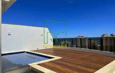 Imagem: O apartamento na cobertura possui 4 Dormitórios, 5 Banheiros