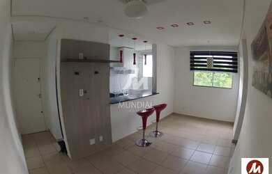 Imagem: O apartamento possui 2 Dormitórios, 1 Banheiro, 1 Vaga na garagem