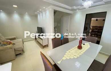 Imagem: A casa em condomínio possui 3 Dormitórios, 2 Banheiros, 2