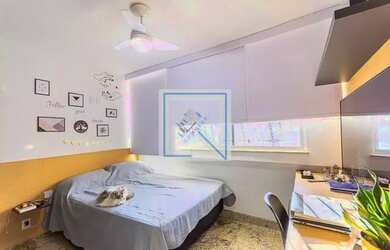 Imagem: O apartamento na cobertura possui 3 Dormitórios, 4 Banheiros