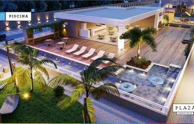 Imagem: O apartamento possui 2 Dormitórios, 2 Banheiros, 1 Vaga na