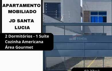 Imagem: O apartamento possui 2 Dormitórios, 2 Banheiros, 2 Vagas na