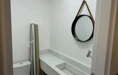 Imagem 7: Quarto e sala em Alphaville 1. Bauen. 48 M2, lavabo, vaga privativa