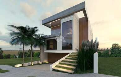 Imagem: A casa em condomínio possui 3 Dormitórios, 4 Banheiros, 2