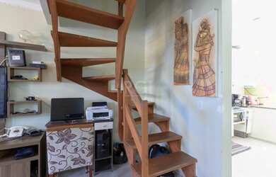 Imagem 11: Casa em Guarujá. Churrasqueira, Ar-condicionado, Guarda roupae80m² de...