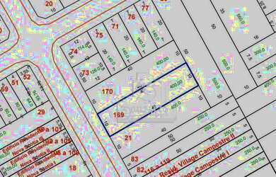 Imagem: O terreno possui 400m² de Área e está localizado em Campestre